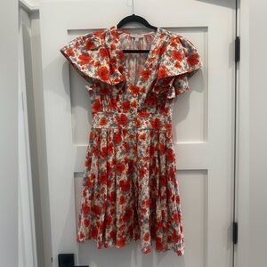Chelsea 28 orange poppy dress size small
